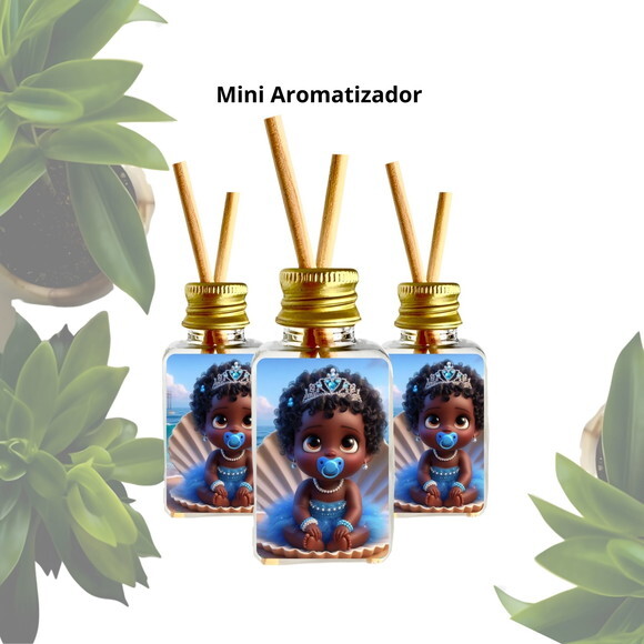 Mini Aromatizador Personalizado Lembrancinha Erê de Iemanjá