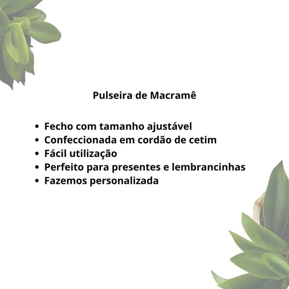 Pulseira de Macramê Olho Grego - Preta