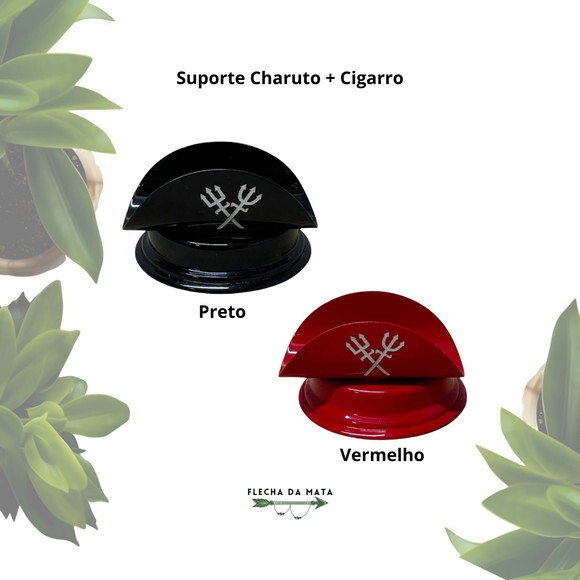Suporte Charuto e Cigarro Exú e Pomba Gira