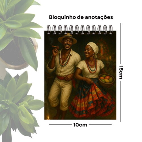 Bloquinho de Anotações Personalizado A6 - Baianos