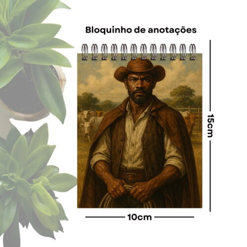 Bloquinho de Anotações Personalizado A6 - Boiadeiro