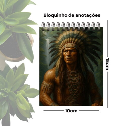Bloquinho de Anotações Personalizado A6 - Caboclo