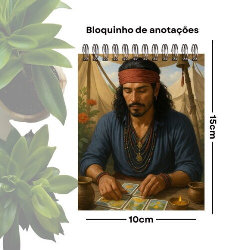 Bloquinho de Anotações Personalizado A6 - Cigano