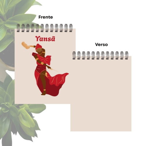 Bloquinho de Anotações Personalizado A6 - Orixá Iansã