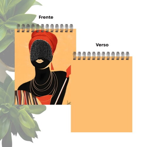 Bloquinho de Anotações Personalizado A6 - Orixá Iansã