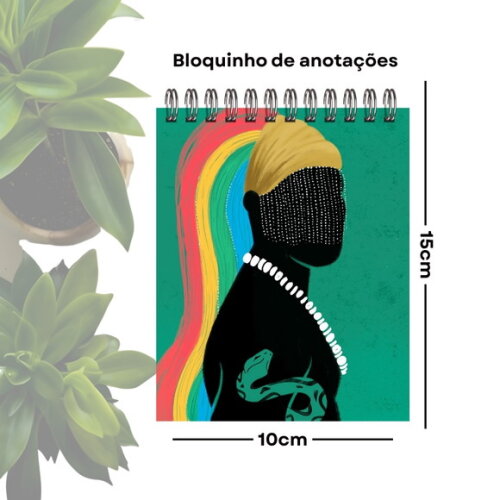 Bloquinho de Anotações Personalizado A6 - Orixá Oxumarê