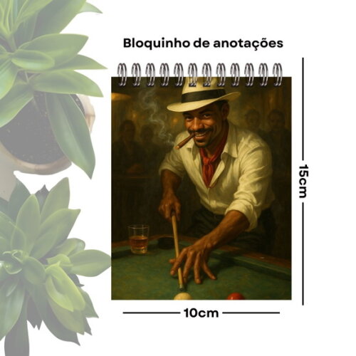 Bloquinho de Anotações Personalizado A6 - Zé Pilintra