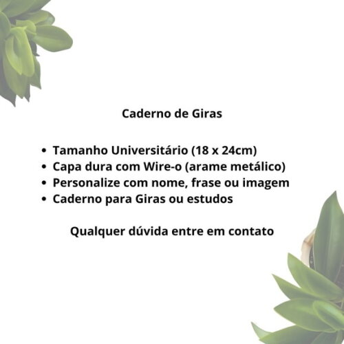 Caderno de Giras - Caderno do Cambone Umbanda