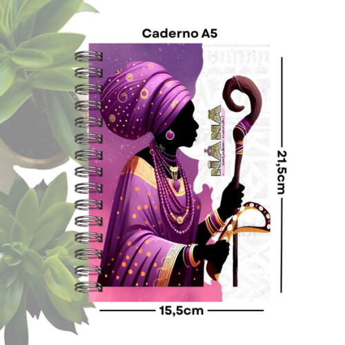 Caderno de Giras - Orixá Nanã (tamanho A5)