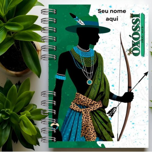Caderno de Giras - Orixá Oxossi (tamanho Universitário)