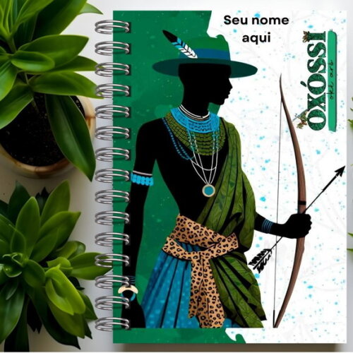 Caderno de Giras - Orixá Oxossi (tamanho Universitário)