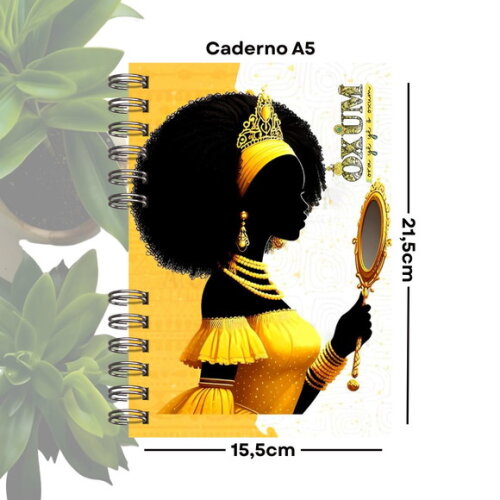 Caderno de Giras - Orixá Oxum (tamanho A5)