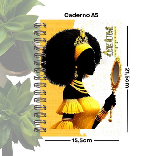Caderno de Giras - Orixá Oxum (tamanho A5)