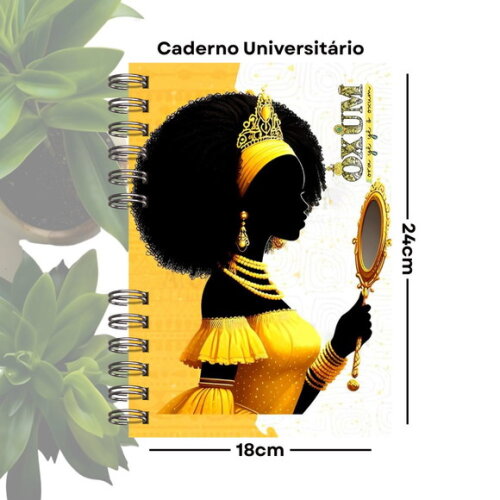 Caderno de Giras - Orixá Oxum (tamanho Universitário)