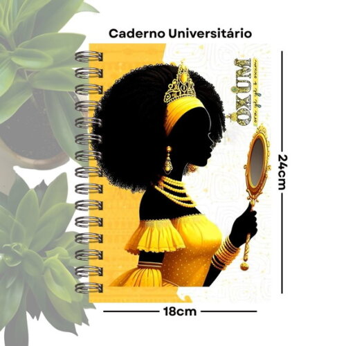 Caderno de Giras - Orixá Oxum (tamanho Universitário)
