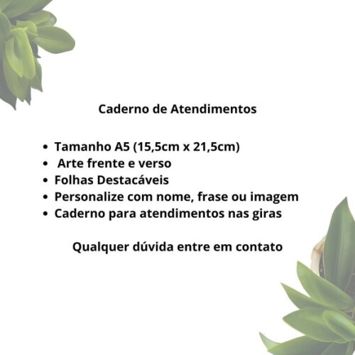 Caderno do Cambone - Ficha de Atendimentos