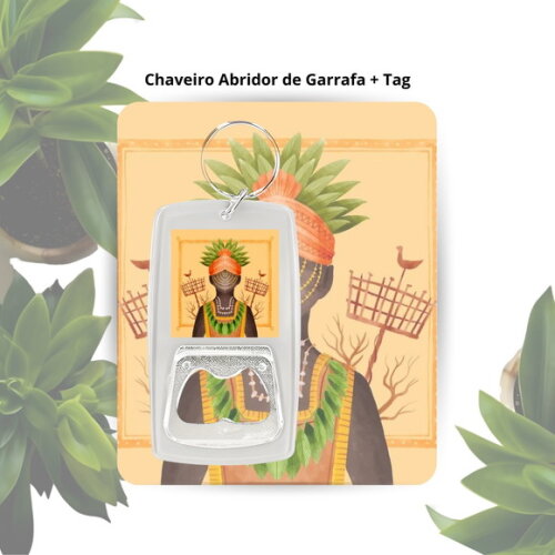 Chaveiro Abridor Orixá Ossain - Lembrancinha Personalizada