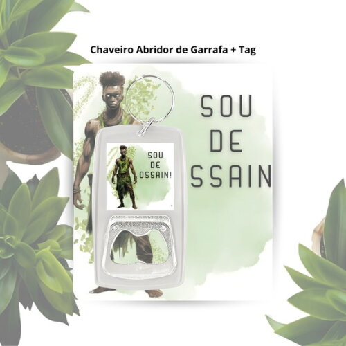 Chaveiro Abridor Orixá Ossain - Lembrancinha Personalizada