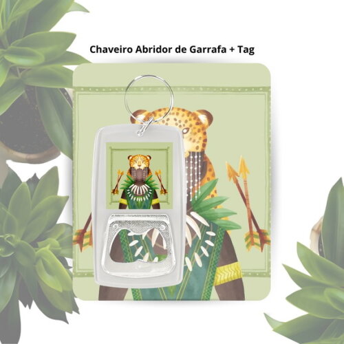 Chaveiro Abridor Orixá Oxóssi - Lembrancinha Personalizada