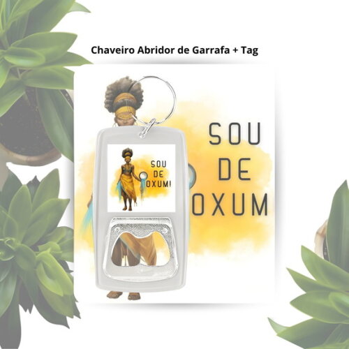 Chaveiro Abridor Orixá Oxum - Lembrancinha Personalizada