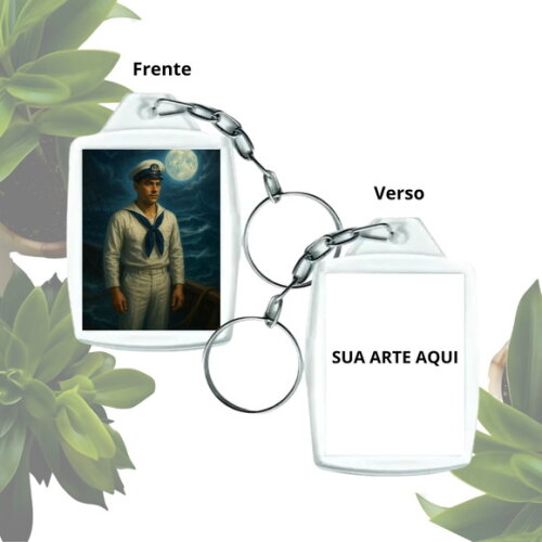 Chaveiro Acrílico Marinheiro - Lembrancinha Personalizada