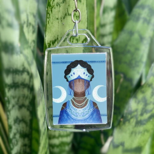 Chaveiro Acrílico Orixá Iemanjá - Lembrancinha Personalizada