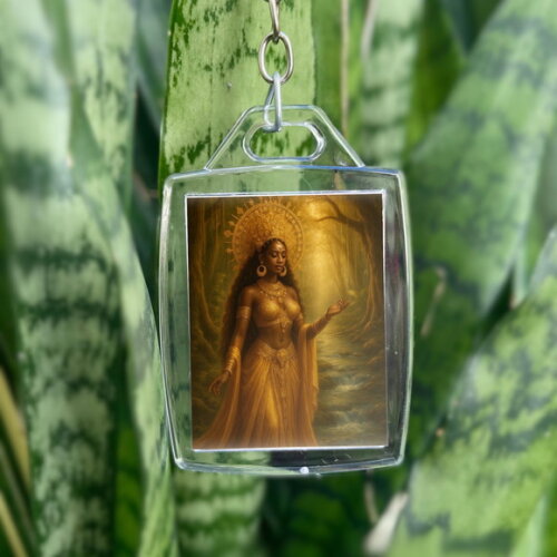 Chaveiro Acrílico Orixá Oxum - Lembrancinha Personalizada