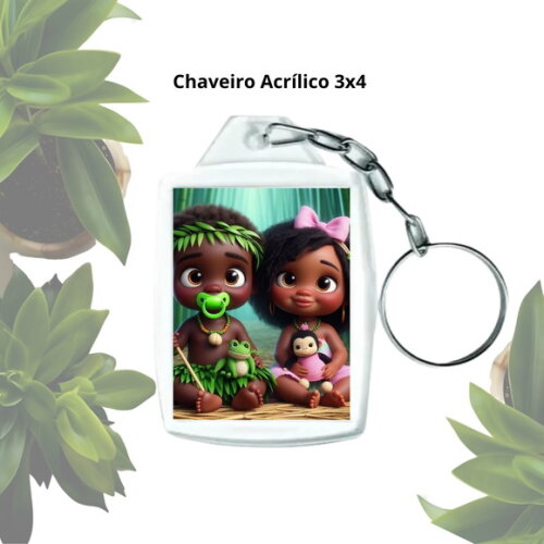 Chaveiro para Lembrancinha Personalizado - Casal de Erê