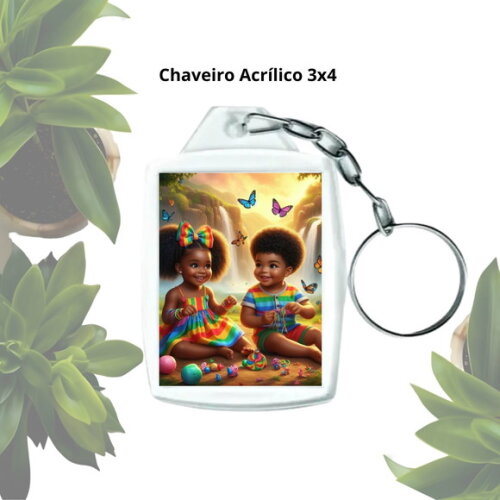 Chaveiro para Lembrancinha Personalizado - Casal de Erê