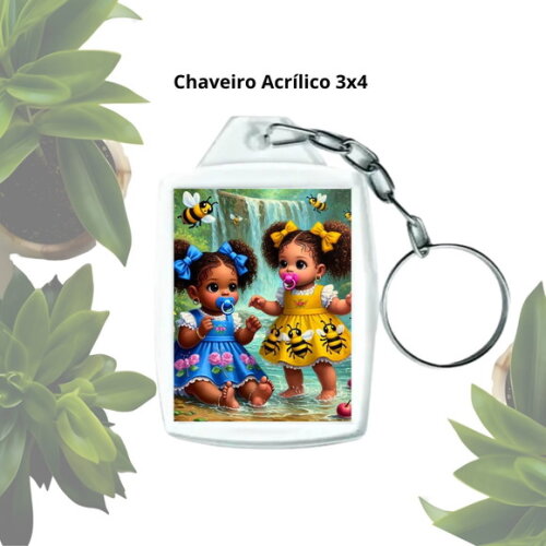 Chaveiro para Lembrancinha Personalizado - Erê Abelinha