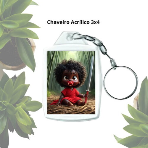 Chaveiro para Lembrancinha Personalizado - Erê de Iansâ