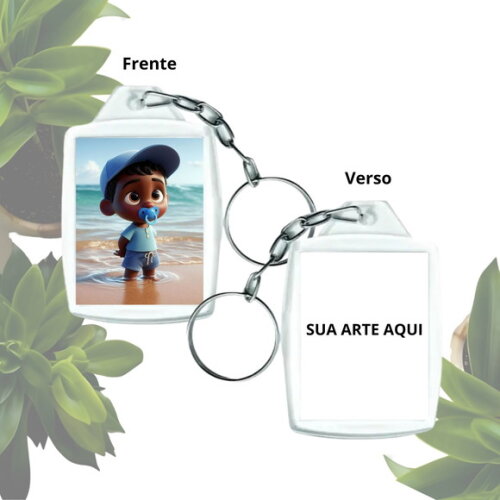 Chaveiro para Lembrancinha Personalizado - Erê da Praia
