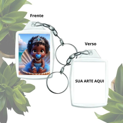 Chaveiro para Lembrancinha Personalizado - Erê de Iemanjá