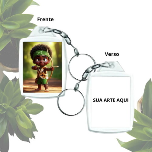 Chaveiro para Lembrancinha Personalizado - Erê de Oxóssi