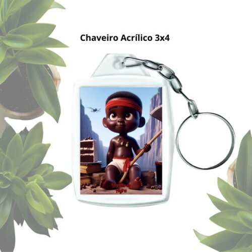 Chaveiro para Lembrancinha Personalizado - Erê de Xangô