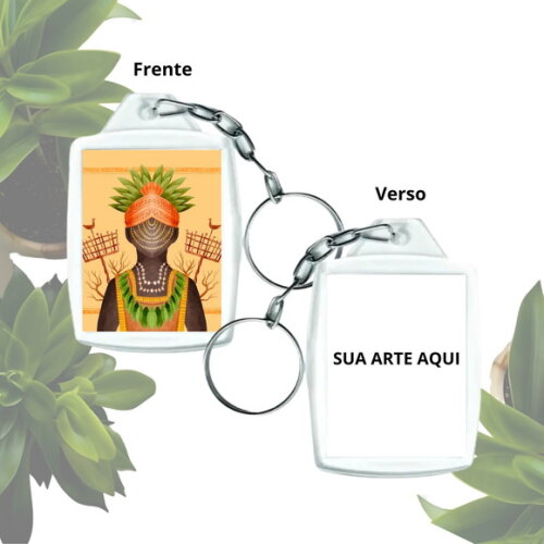 Chaveiro para Lembrancinha Personalizado - Orixá Ossain