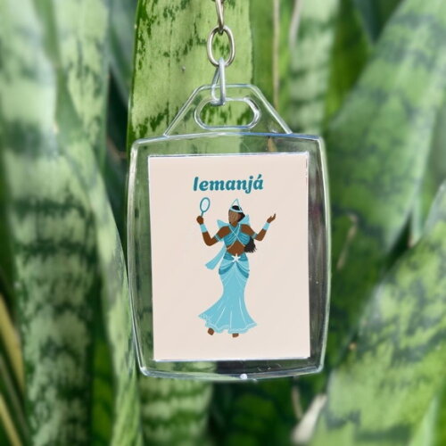 Chaveiro Personalizado 3x4 Acrílico - Orixá Iemanjá