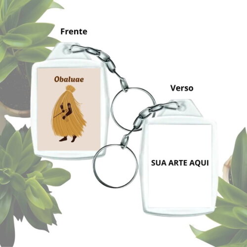 Chaveiro Personalizado 3x4 Acrílico - Orixá Obaluae | Omolu