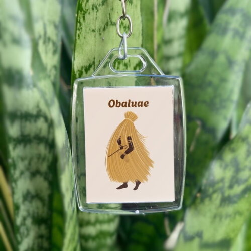 Chaveiro Personalizado 3x4 Acrílico - Orixá Obaluae | Omolu