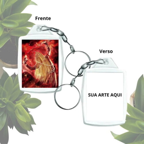 Chaveiro Personalizado 3x4 Acrílico - Orixá Obaluae | Omolu