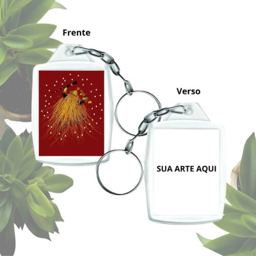 Chaveiro Personalizado 3x4 Acrílico - Orixá Obaluae | Omolu