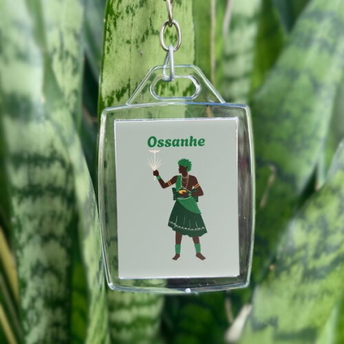 Chaveiro Personalizado 3x4 Acrílico - Orixá Ossaim
