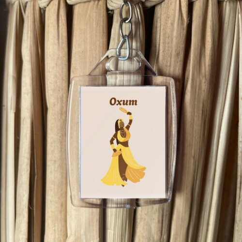 Chaveiro Personalizado 3x4 Acrílico - Orixá Oxum