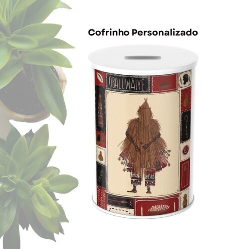 Cofrinho Personalizado para Lembrancinha - Orixá Obaluaê