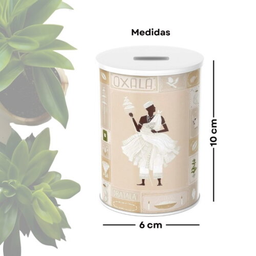 Cofrinho Personalizado para Lembrancinha - Orixá Oxalá