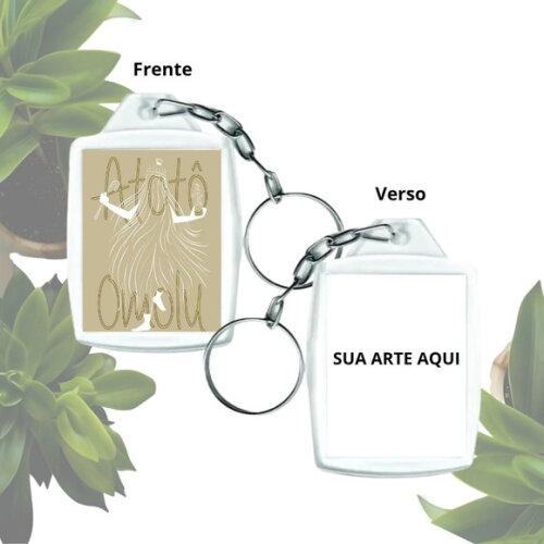 Lembrancinha Chaveiro Personalizado 3x4 - Obaluae | Omolu