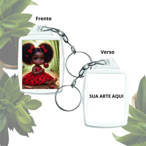 Lembrancinha Chaveiro Personalizado com Foto - Erê de Iansã