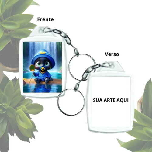 Lembrancinha Chaveiro Personalizado com Foto - Erê Pedrinho