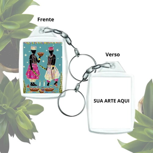 Lembrancinha Chaveiro Personalizado com Foto - Ibeji