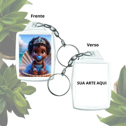 Lembrancinha Chaveiro Personalizado com Foto- Erê de Iemanja